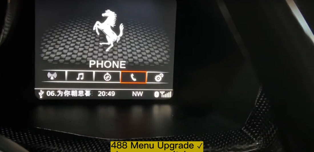 New video: Upgrading 458 dashboard to 488 style and more