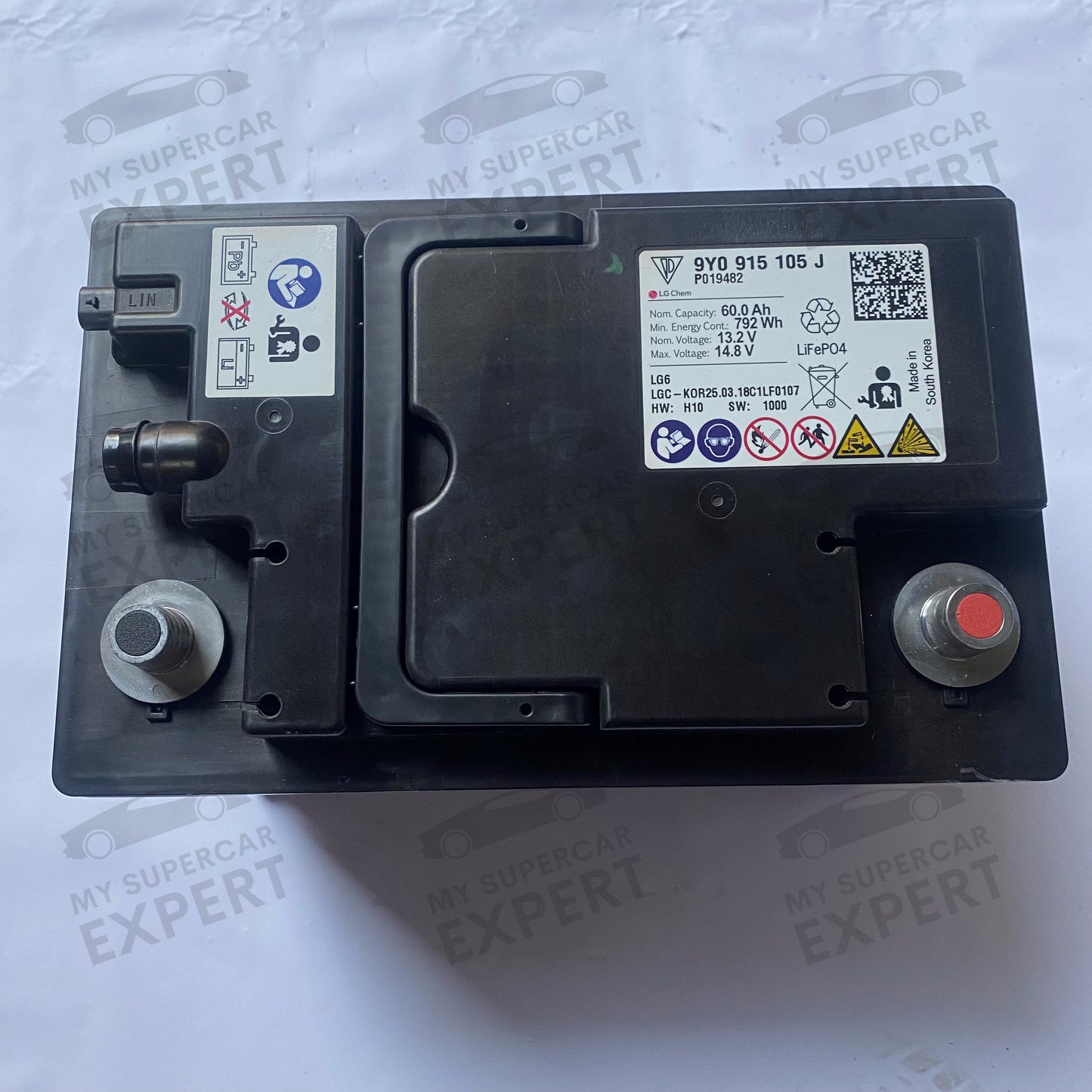 Porsche Cayenne LG 13.2V 60Ah 9Y0915105J 9Y0915105L 9Y0915105G Lithium Battery BMS Repair File Service
