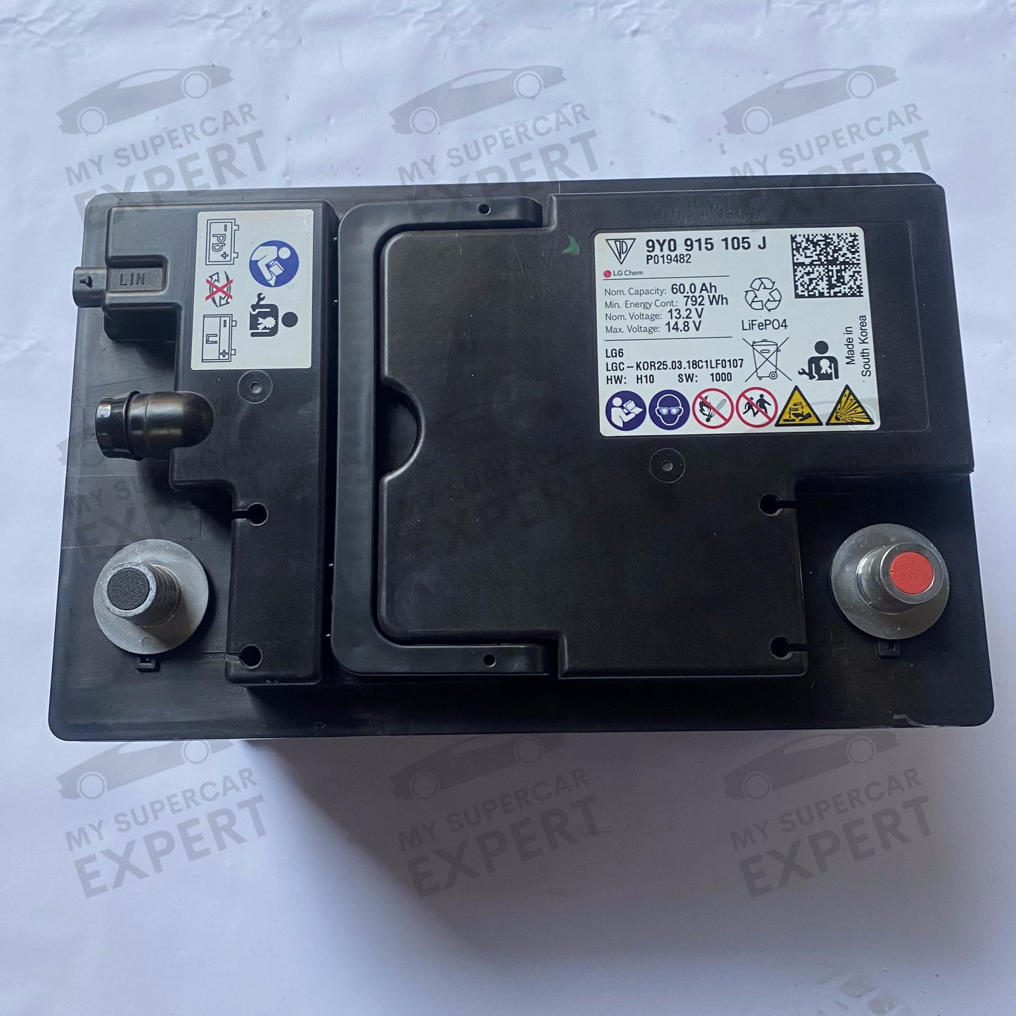 Lamborghini Urus 2018-2025 12V Battery LG Chem 792Wh 60Ah 9Y0915107 Repair File Service
