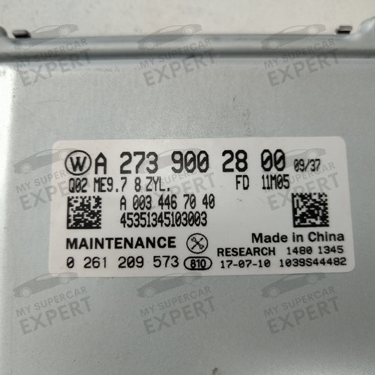 Mercedes-Benz MB Engine Control Unit ECU Bosch ME9.7 8 cylinders A2739002800 aftermarket