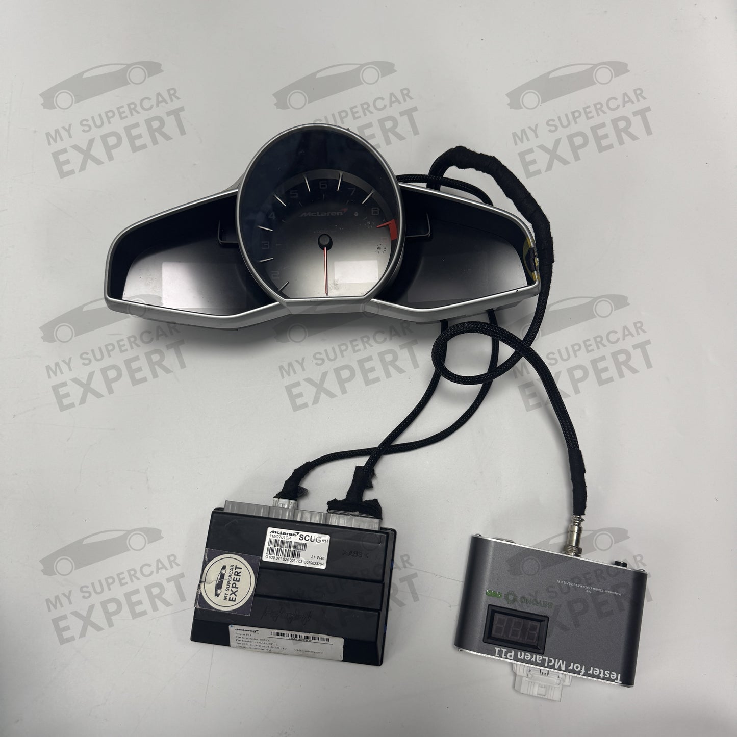 McLaren MP4-12C 625C 650S 675LT Cluster Test Platform by BEYOND OBD
