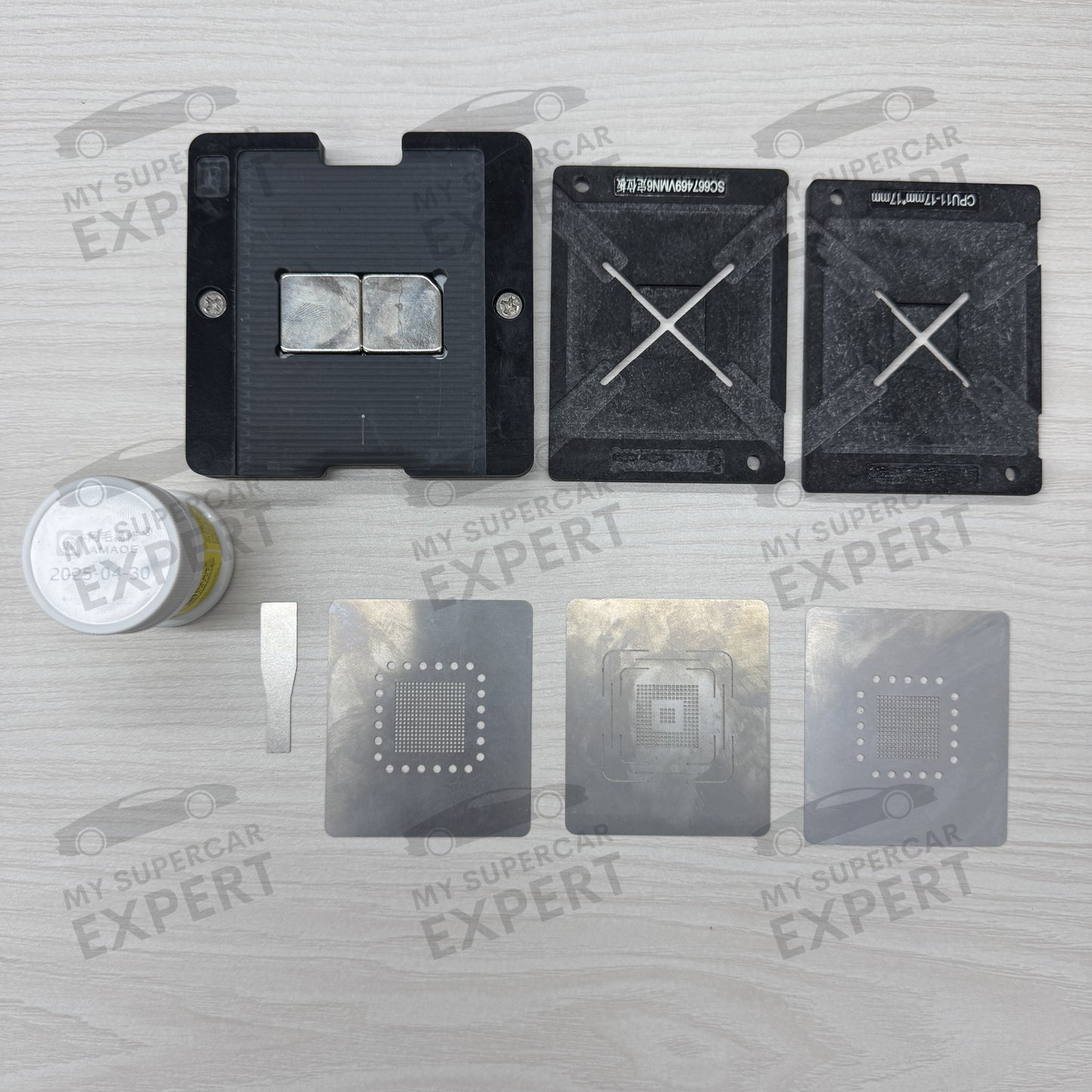 BMW BDC1 BDC2 BDC3 Immo & Gateway (ZGW) CPU 0N32E 0N61C BN78S Magnetic Stencil for BGA Reballing
