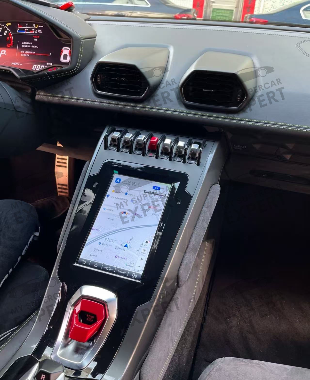 Lamborghini Huracan 2014-2018 Upgrade to EVO Console Display + Carplay Aftermarket