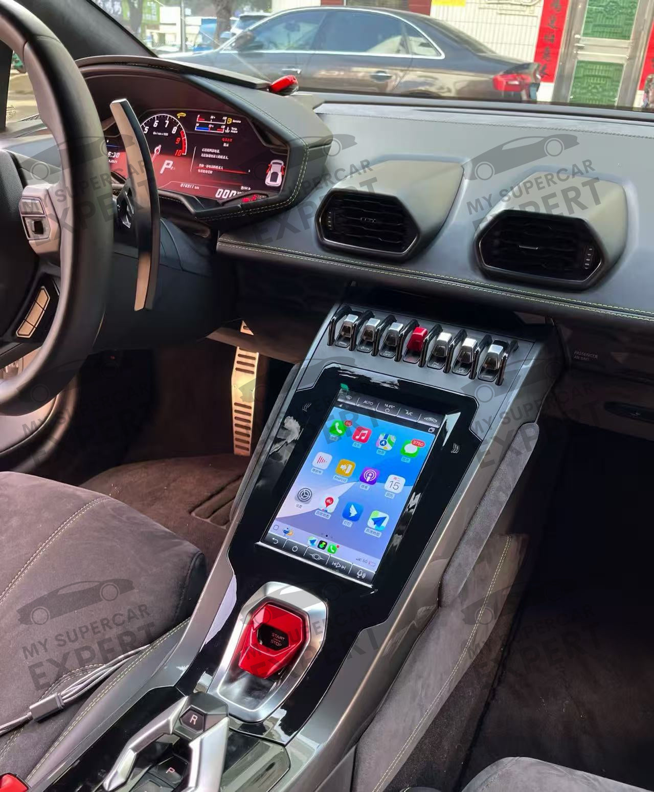 Lamborghini Huracan 2014-2018 Upgrade to EVO Console Display + Carplay Aftermarket