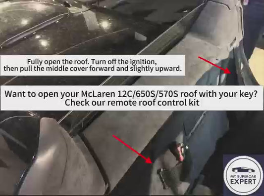 McLaren MP4-12C Spider 650S Spider 570S Spider 600LT Spider (2011-2021) Remote Roof Control Kit Aftermarket