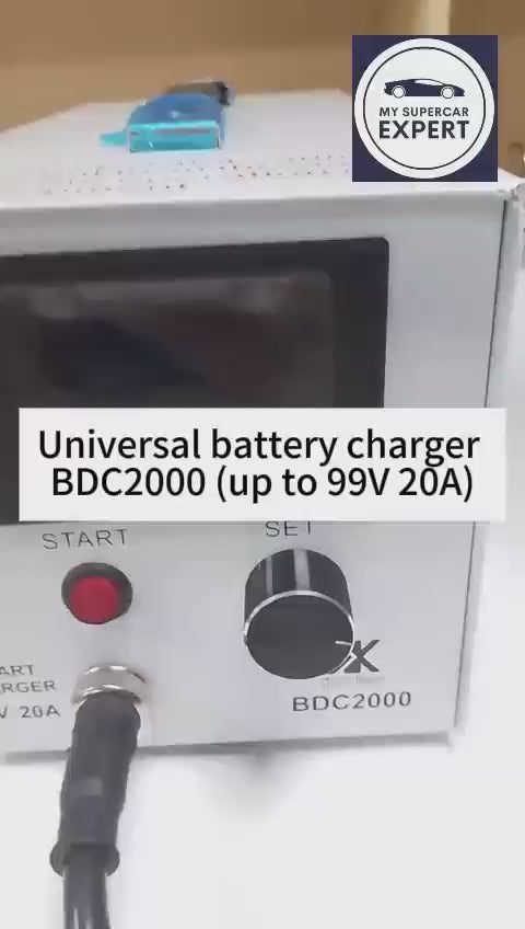 1~99V 1~20A Adjustable Universal Battery Charger BDC2000 New