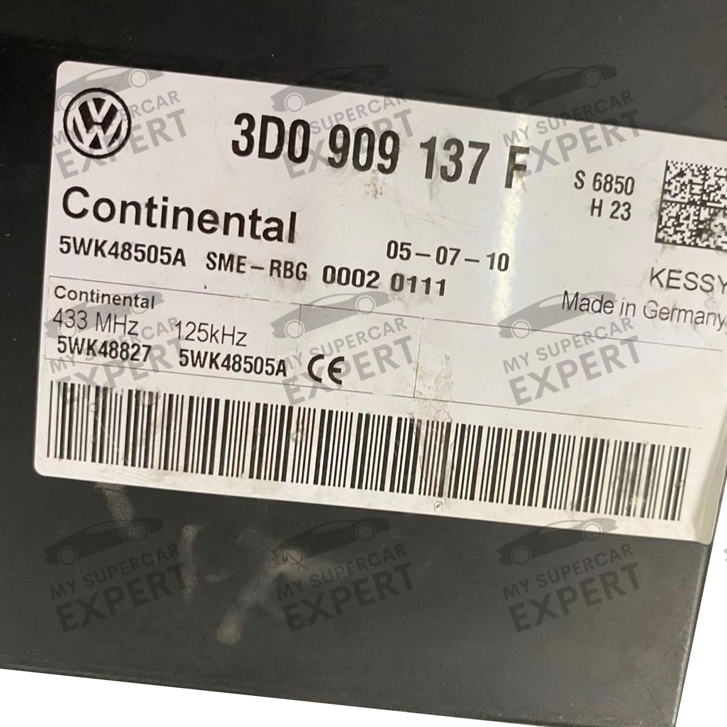 VW Volkswagen Phaeton Siemens VDO KESSY Immo Computer 3D0909137F used