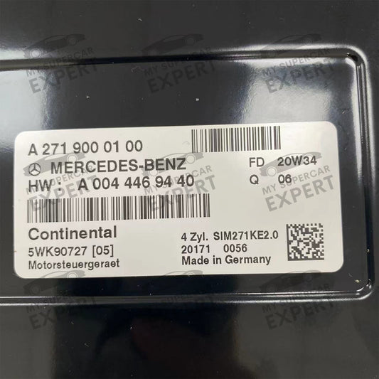 Mercedes-Benz MB C Class (W204) E Class (W212) Engine Control Unit ECU Continental SIM271KE2.0 A2719000100 5WK90727 New
