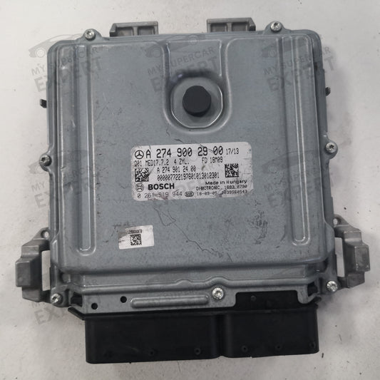 Mercedes-Benz MB C Class (W205) E Class (W213) GLC (C253) GLE (W166) 2014-2020 Bosch MED17.7.2 Engine Control Unit ECU A2749002900 0261S19944 used