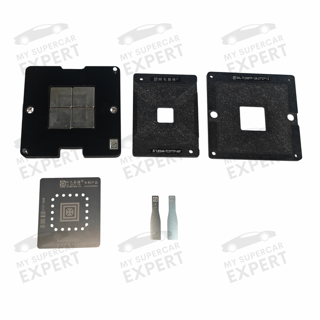 Infineon TC377TP CPU Magnetic Stencil for BGA Reballing for ECUs