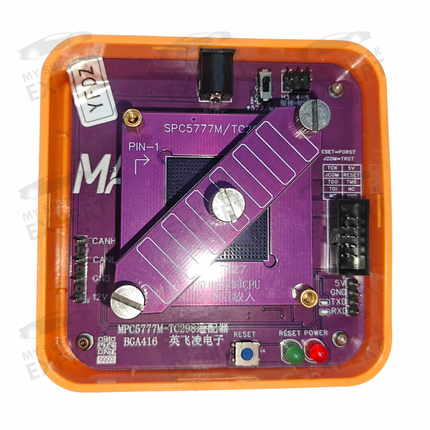 ECU CPU Read Write Adapter for BGA Freescale SPC5777 and Infineon TC298 CPUs solderless used on MD1 / MG1 ECUs