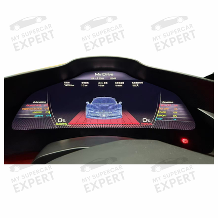 Ferrari SF90 (F173)2020-2025 Instrument Cluster NQS Style upgrade to SF90XX