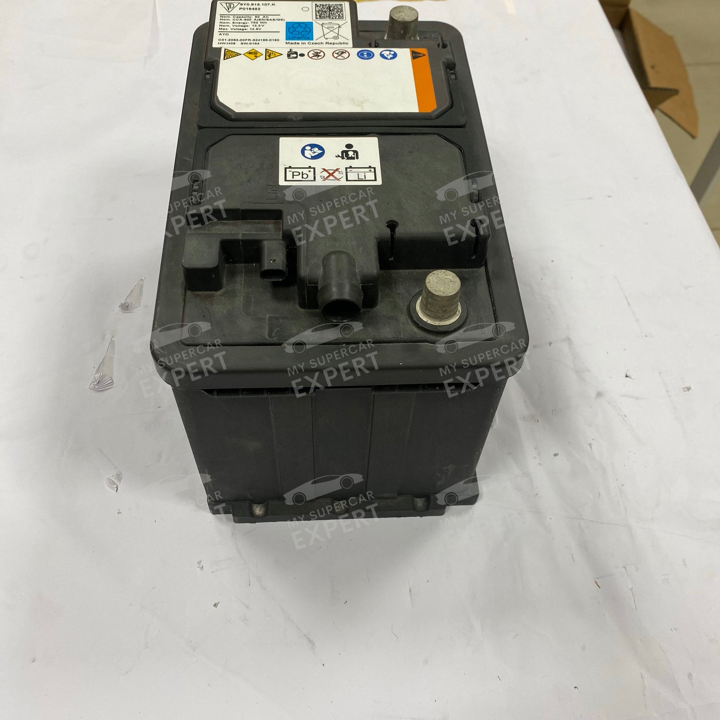 Porsche Cayenne (9Y) 911 Taycan 12V Battery LG Chem 792Wh 60Ah 9Y0915107K P019482 used