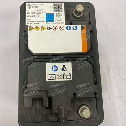 Porsche Cayenne (9Y) 911 Taycan 12V Battery LG Chem 792Wh 60Ah 9Y0915107K P019482 used