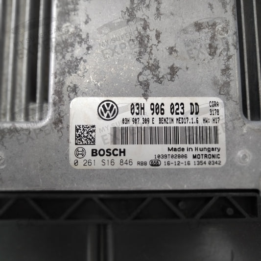 Audi VW Touareg (7P) 2011-2018 Bosch MED17.1.6 Engine Control Unit ECU 03H906023DD 0261S16846 used