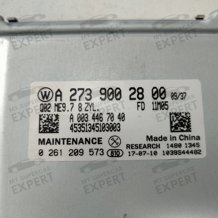 Mercedes-Benz MB Engine Control Unit ECU Bosch ME9.7 8 cylinders M273 A2739002800 aftermarket