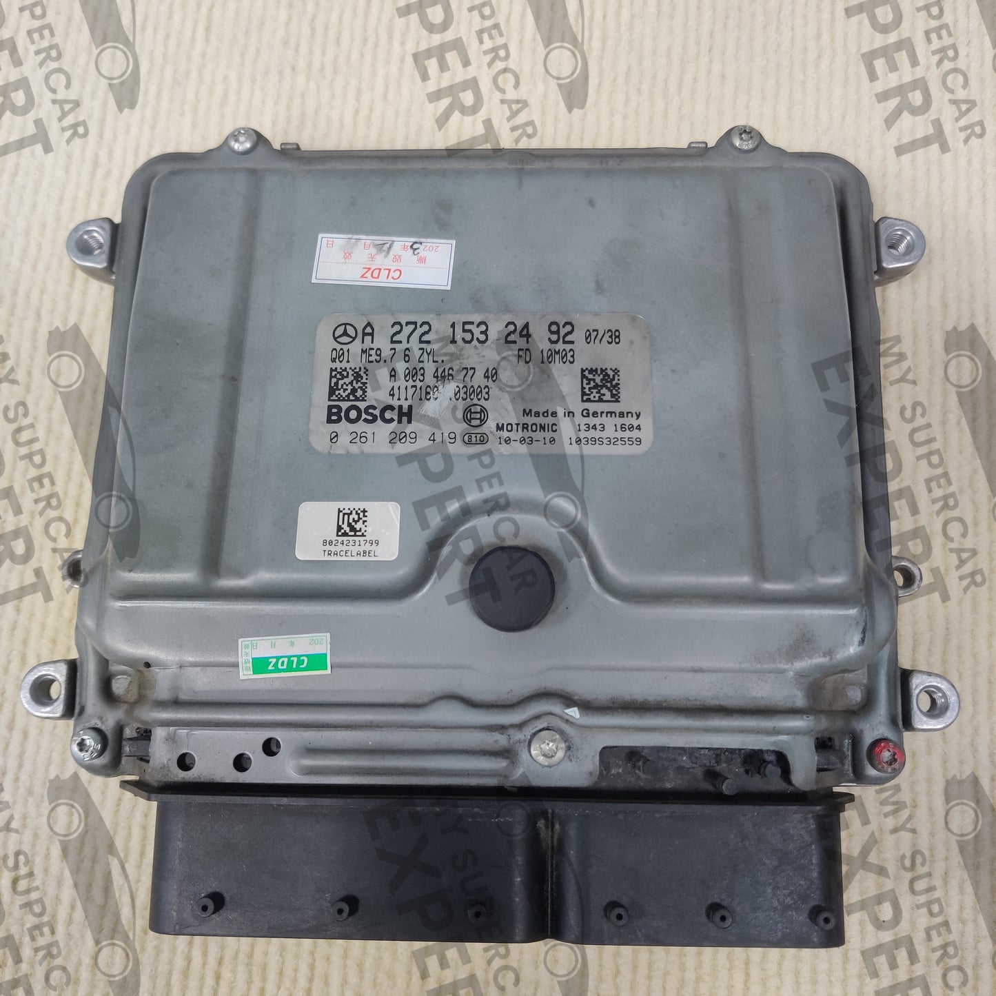 Mercedes-Benz MB Unidad de control del motor ECU Bosch ME9.7 A2729004400 0261229570 nuevo