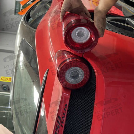 Ferrari 458 (F142) 2009-2015 488 style Tail Lights aftermarket upgrade kit