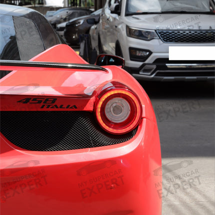 Ferrari 458 (F142) 2009-2015 488 style Tail Lights aftermarket upgrade kit