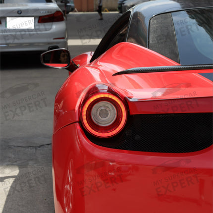 Ferrari 458 (F142) 2009-2015 488 style Tail Lights aftermarket upgrade kit