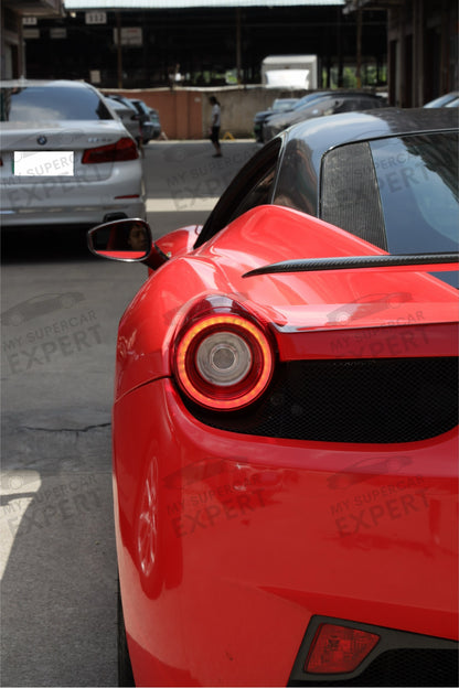 Ferrari 458 (F142) 2009-2015 488 style Tail Lights aftermarket upgrade kit