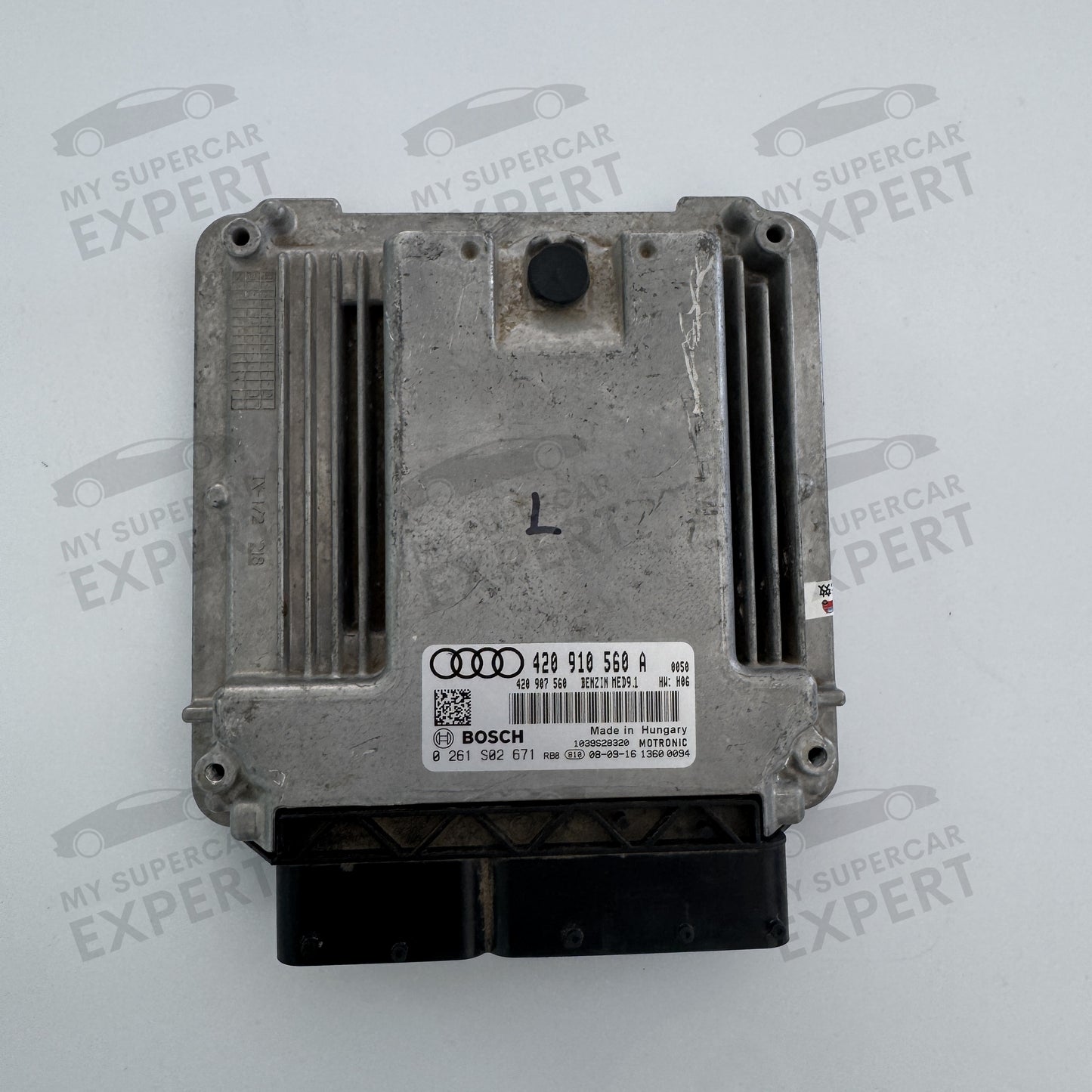 Audi R8 4.2 2006-2012 Engine Control Unit ECU Bosch MED9.1 H06 420910560A 0261S02671 used