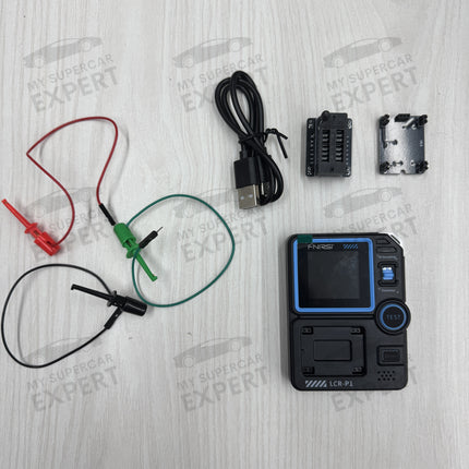 Basic portable chip detector transistor tester FNIRSI LCR-P1 for beginners in electronic repair