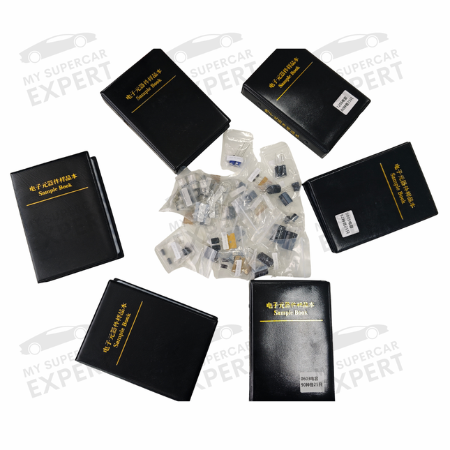 Electronic Repair SMD Kit 510 kinds of Resistors + 303 kinds of Capacitors