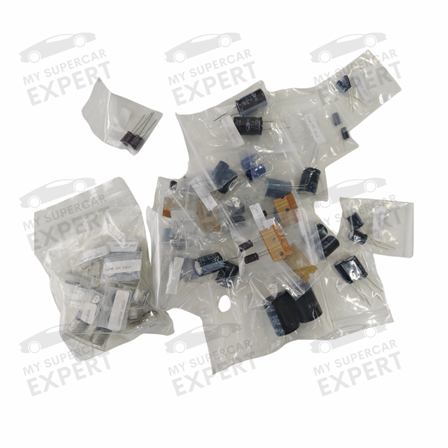 Electronic repair SMD Capacitor Starter Kit Set of 41 types of SMD Electrolytic Capacitors common in ECUs