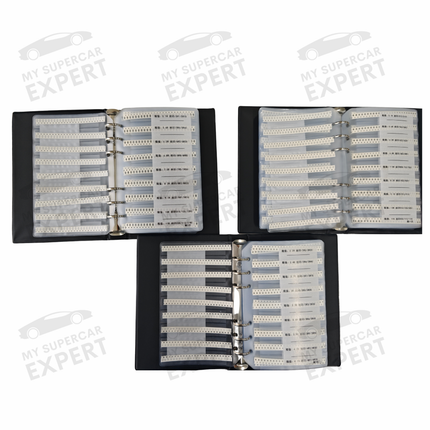 Electronic repair SMD Resistor Starter Kit Set of 510 types of SMD R0603/R0805/R1206 resistors common in ECUs