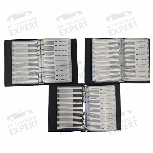 Electronic repair SMD Resistor Starter Kit Set of 510 types of SMD R0603/R0805/R1206 resistors common in ECUs