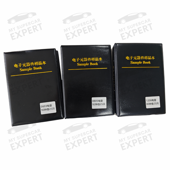 Electronic repair SMD Capacitor Starter Kit Set of 262 types of SMD C0603/C0805/C1206 capacitors common in ECUs