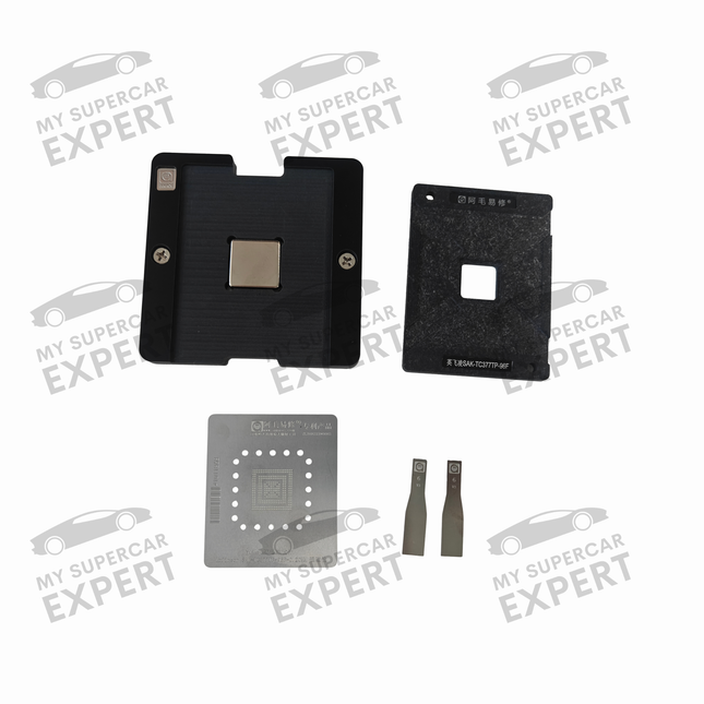 Infineon TC377TP CPU Magnetic Stencil for BGA Reballing for ECUs