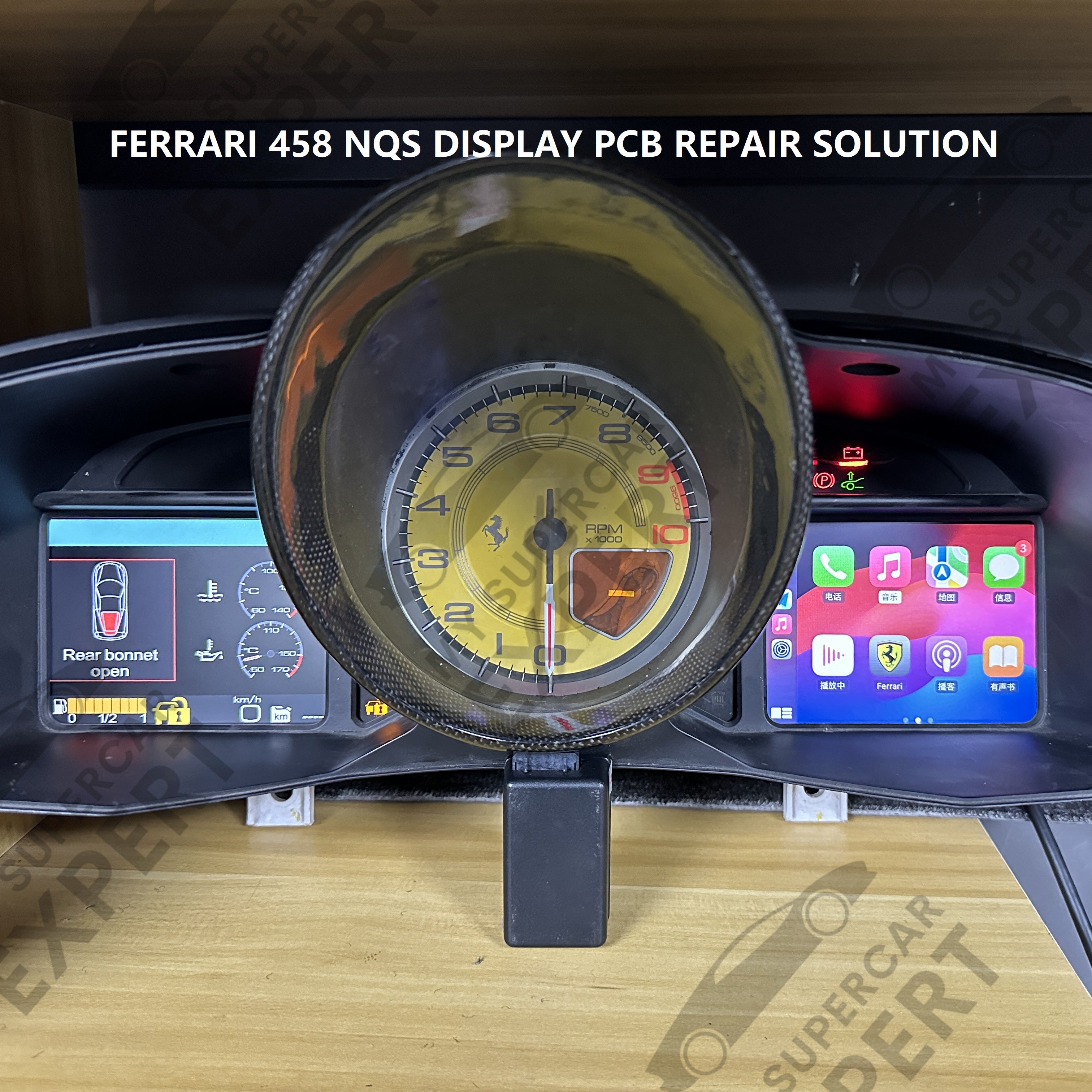 Ferrari Display/screen Ferrari 458 (F142) 2009-2015 Cluster Display PCB repair solution – My ...