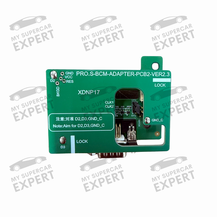 XDNP17 VAG BCM solder free adapters for xHorse KeytoolPlus Multiprog VER2.3
