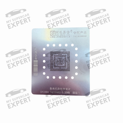 BMW BCP Immo & Gateway (ZGW) CPU SPC58 Magnetic Stencil for BGA Reballing