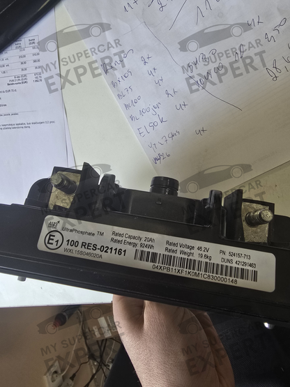 BMW 5 Series (G30/G31/G38) 7 Series (G11/G12) A123 Systems 48V Battery 46.2V 20Ah 924Wh DK5170FA9 01 file repair service