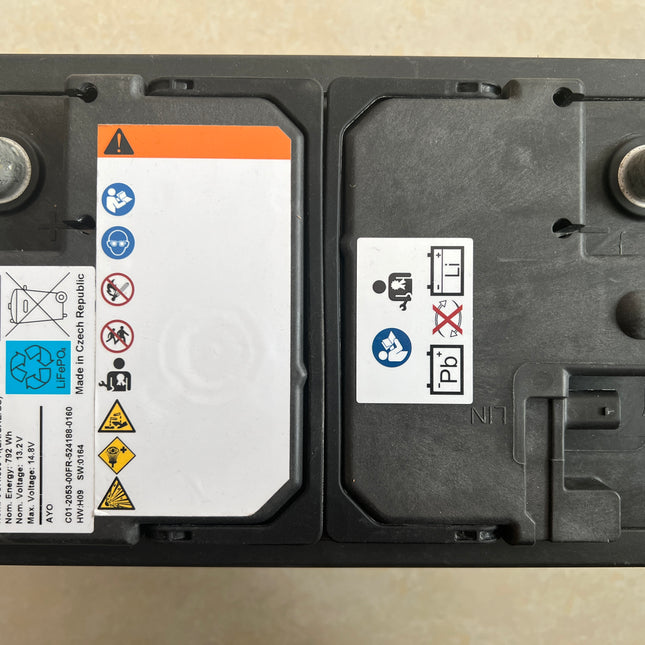 Lamborghini Urus 2018-2025 12V Battery LG Chem 792Wh 60Ah 9Y0915107 Repair File Service