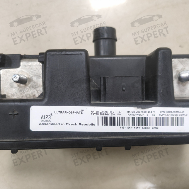 Reparación de archivos BMS de batería de litio K8D2-10C784-AF de Land Rover Range Rover Evoque (L551) P200/P250/D150/D180 2018-2024 MHEV A123 Systems 46,2 V 8 Ah