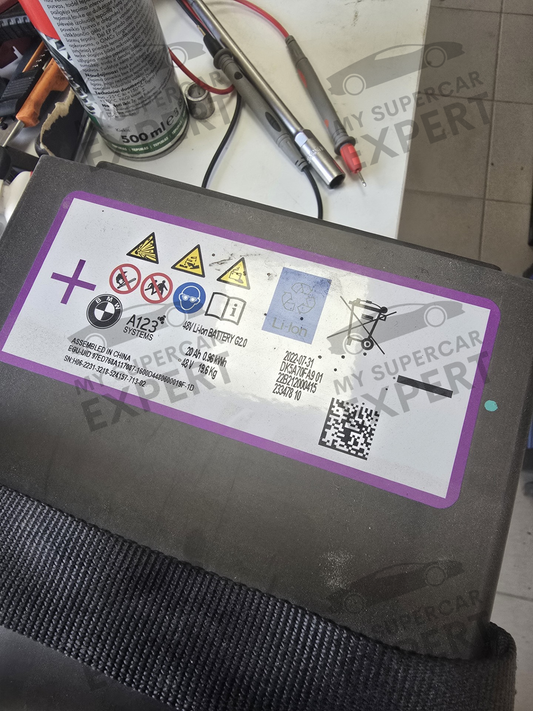 BMW 5 Series (G30/G31/G38) 7 Series (G11/G12) A123 Systems 48V Battery 46.2V 20Ah 924Wh DK5170FA9 01 file repair service