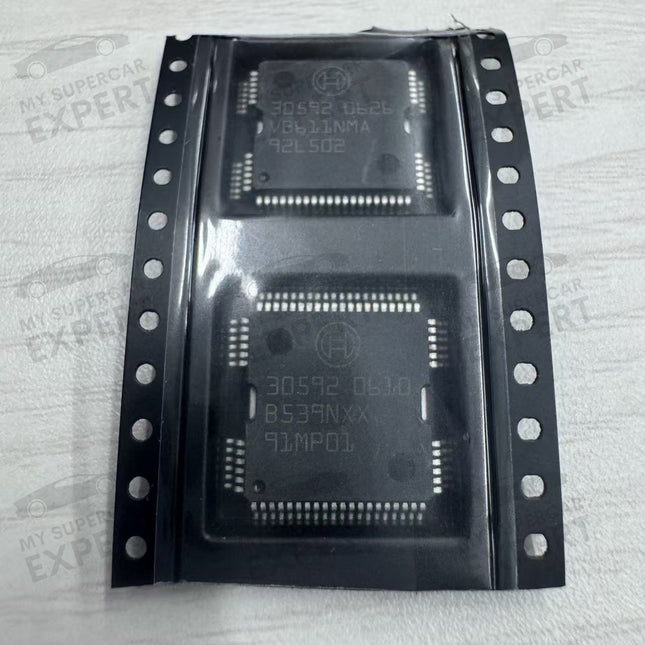New Bosch 30592 QFP-64 power driver chip commonly used on Bosch EDC7 EDC16 EDC17 and other ECUs