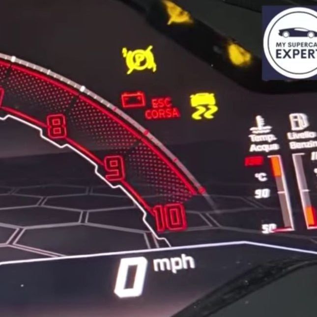Lamborghini Huracan 2014-2024 Instrument Cluster Water Temperature Meter Fault Fix Service