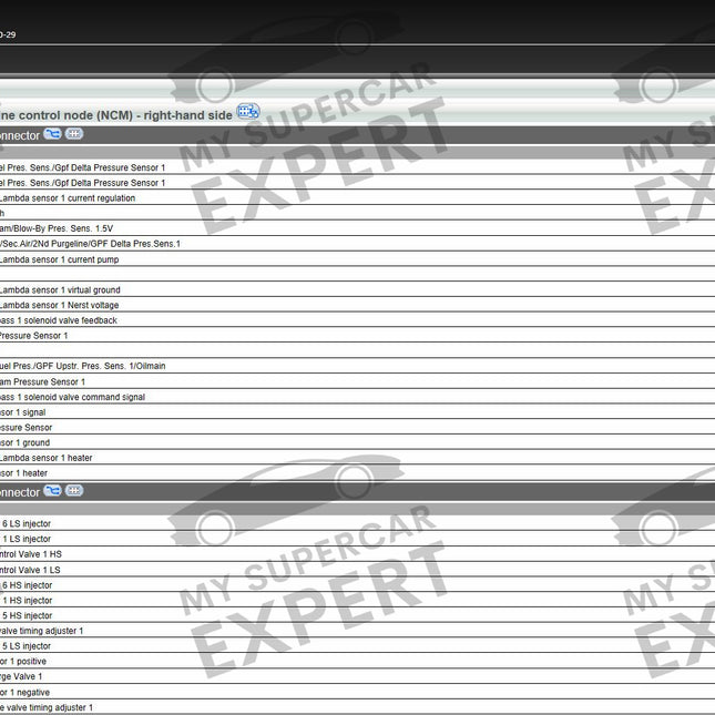 Ferrari F430 612 599 California T 458 FF F12berlinetta LaFerrari GTC4Lusso 812 Portofino 488 F8 SF90 296 Purosangue Roma 12cilindri 2004-2025 Documentation Wiring Diagrams Tech Support Service
