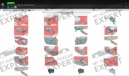Ferrari F430 612 599 California T 458 FF F12berlinetta LaFerrari GTC4Lusso 812 Portofino 488 F8 SF90 296 Purosangue Roma 12cilindri 2004-2025 Documentation Wiring Diagrams Tech Support Service