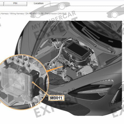 McLaren MP4-12C 650S 570S 600LT 540C P1 GT 720S Senna Documentation Wiring Diagrams Tech Support Service