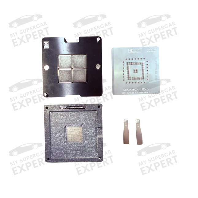 Motorola MPC561 MPC562 MPC563 MPC564 / Freescale MPC5554 CPU Magnetic Stencil for BGA Reballing for EDC16 MED9 and other ECUs