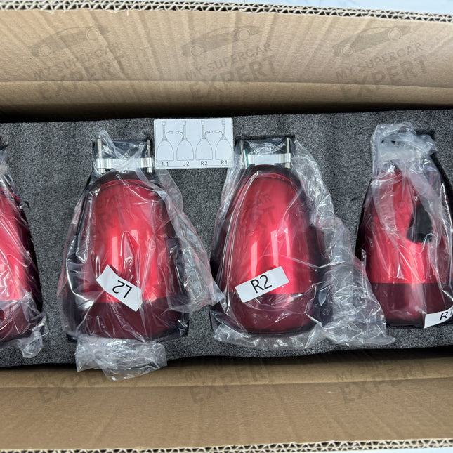 Ferrari F430 (F131) 2004-2009 488 style Tail Lights aftermarket upgrade kit