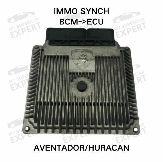Lamborghini Aventador Huracan 2011-2024 BCM to ECU immo synchronization service