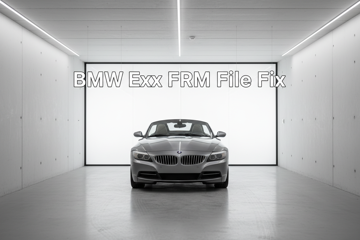 change title with BMW Exx FRM File Fix