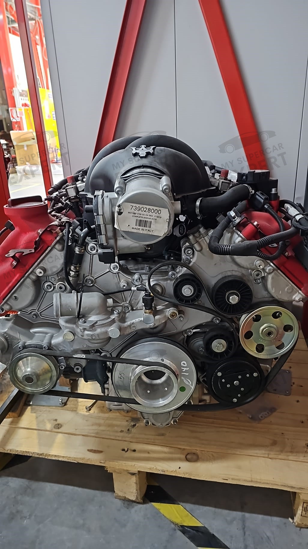 Maserati Granturismo F136YS Conjunto de motor V8 completo MY2018 739028000 Nuevo nunca usado